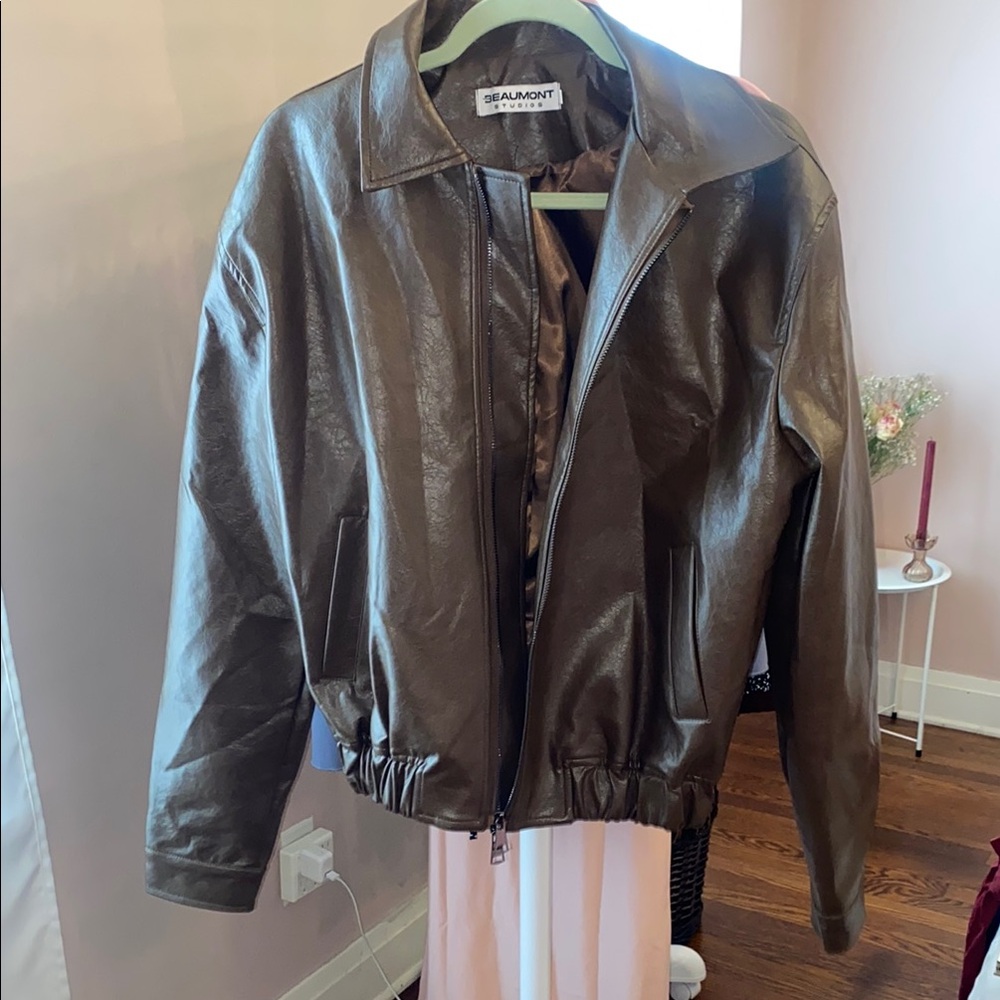 Valmont Brown Bomber Jacket